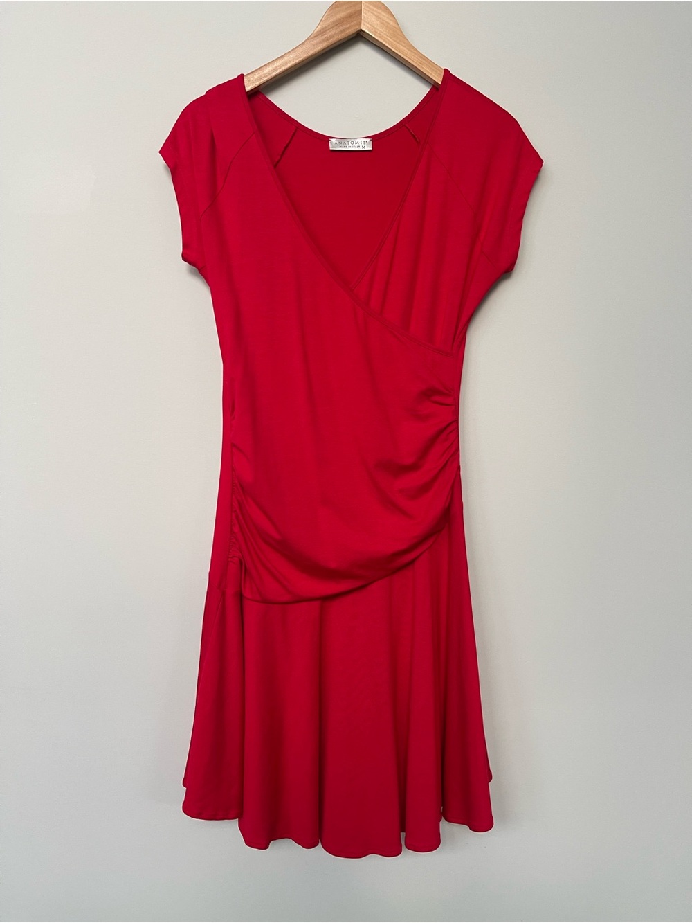 Anatomie | Zandra Atomic Red Dress Wrap Style